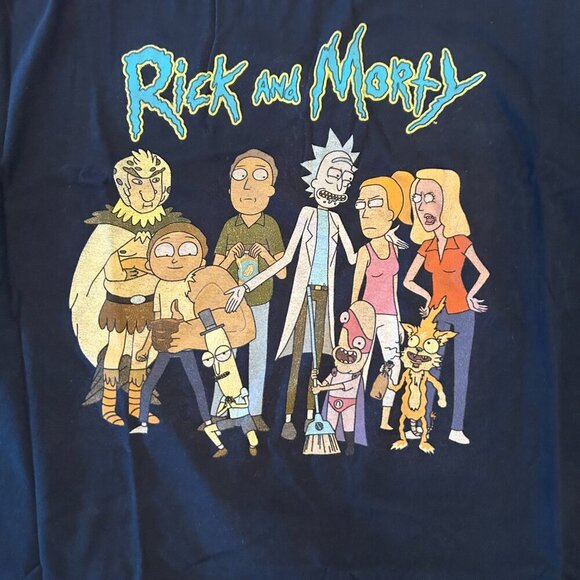 Rick and Morty Cartoon Network Adult Swim Mens Size Small T-Shirt Short Sleeve - Picture 6 of 8